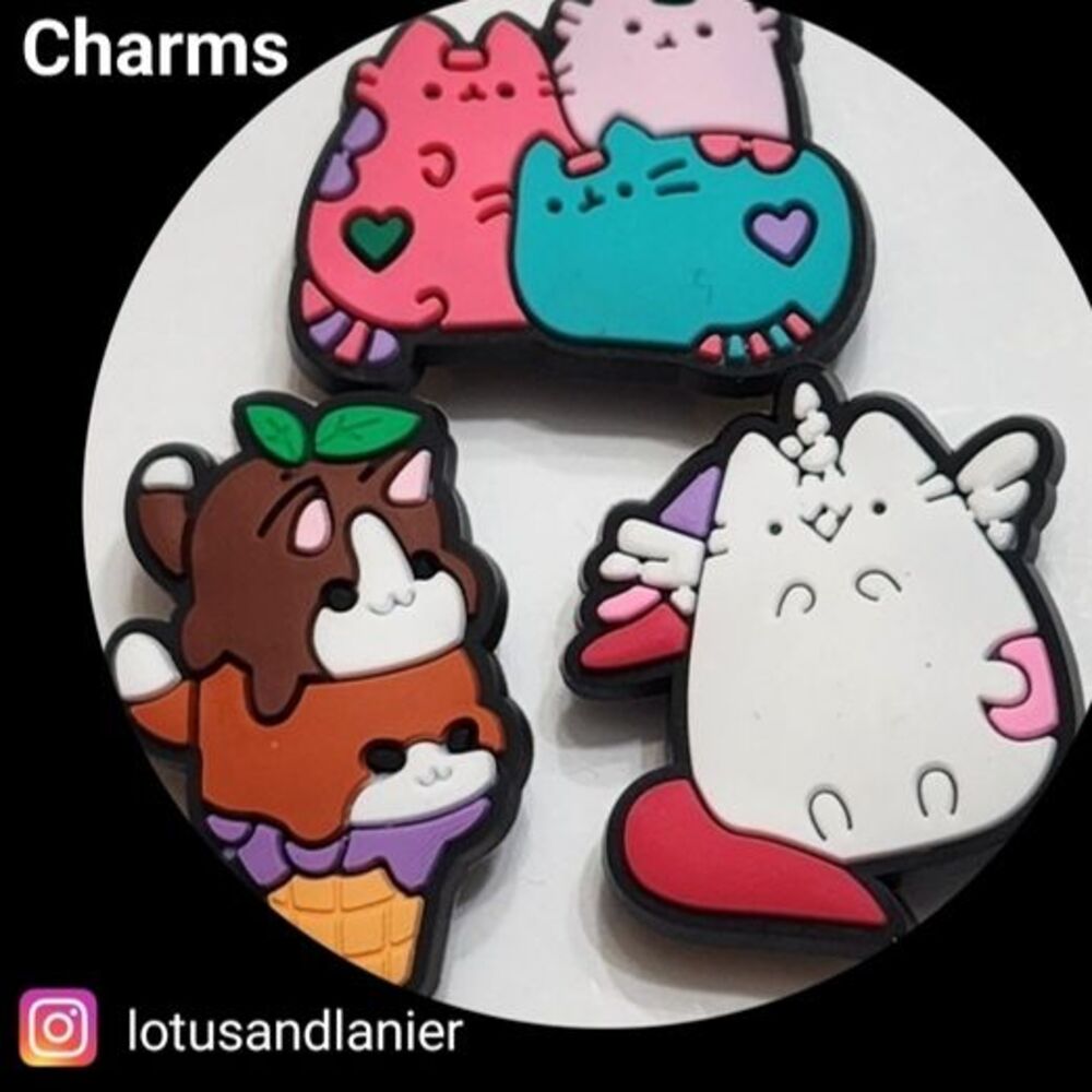 Shoe Charms"Cat" Set of 3